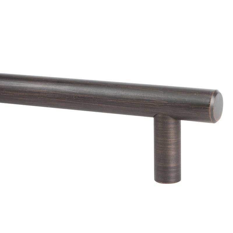 Rok Hardware 25 Pack 4-1/4" (108mm) Center Oil-Rubbed Bronze Contemporary Euro Style Solid Metal Kitchen Cabinet Drawer Door Handle Pull 5-13/16" (148mm) Length ROKH1012ORB - Image 4